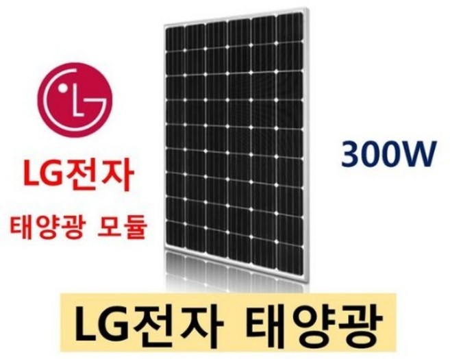 엘지 태양광 모듈 300w LG전자 300와트 태양열 패널, 1개