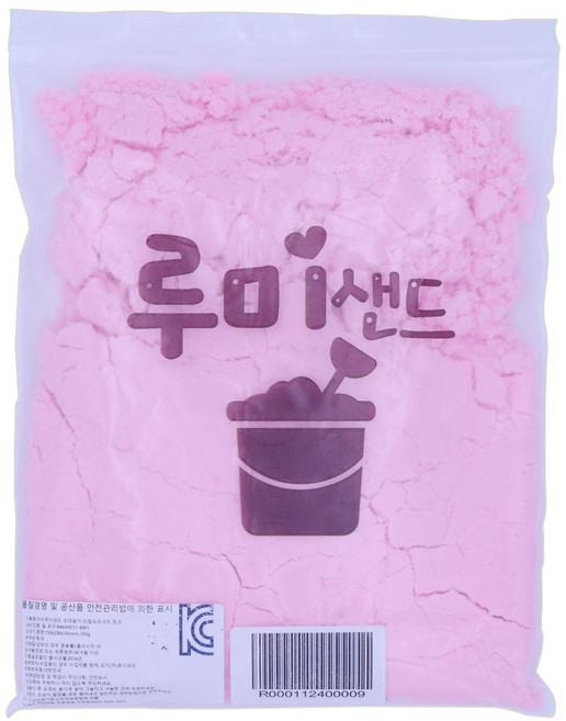 이지루미샌드 모래놀이 리필모래 0.7L, 핑크, 1개