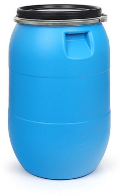 플라스틱 드럼통 60리터 pe 드럼통 공드럼 새우젓통 젓갈통 염료통 액젓통 사료곡물통, 1개