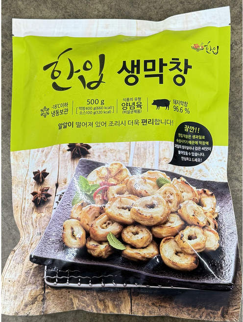 한입 생막창 500g, 3개