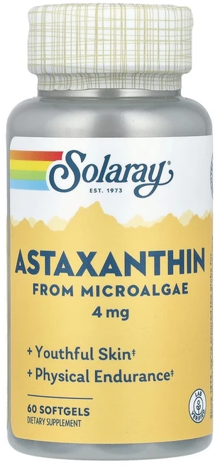 솔라레이 아스타잔틴 4mg 소프트젤 60정, 1개 - 쿠팡