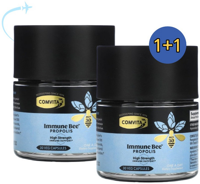 이뮨 비 꿀벌 프로폴리스 PFL30 하이스트렝스 200mg 30캡슐 2통 CHECKYOU, 30정