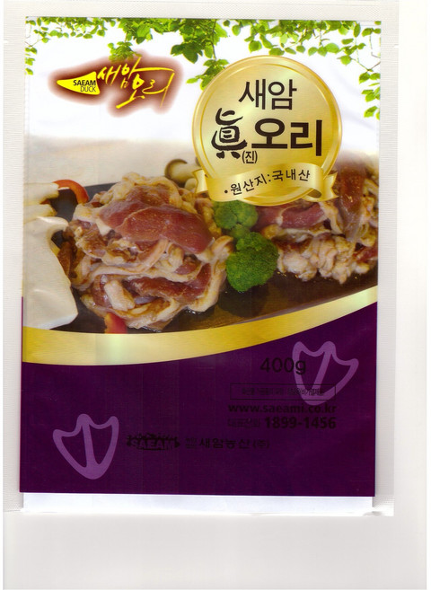 새암 진오리 400g/ 오리불고기(간장맛), 400g, 1개