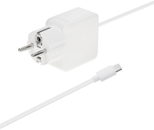 LG전자 그램 울트라PC USB C타입 65W PD 접지형 노트북 충전기 어댑터 케이블, 화이트, 1개