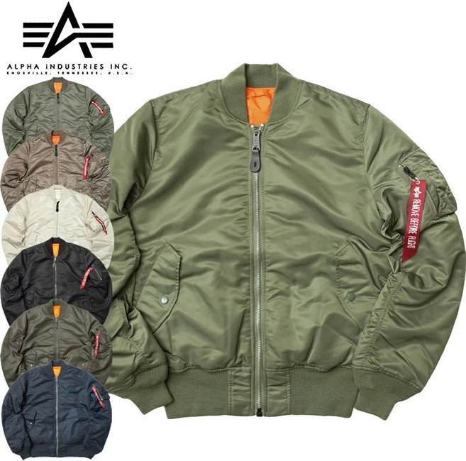 알파인더스트리 MA-1 항공점퍼 재킷 점퍼 플라이트 블루종 7컬러