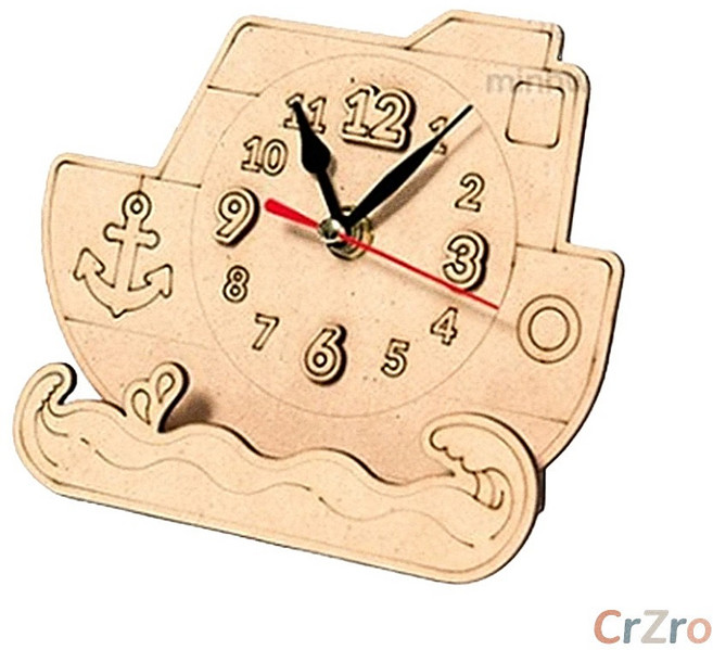 민화샵 운송수단 디자인 벽시계 1개입 교통수단 탁상시계 교육용 낱개 포장 학습용