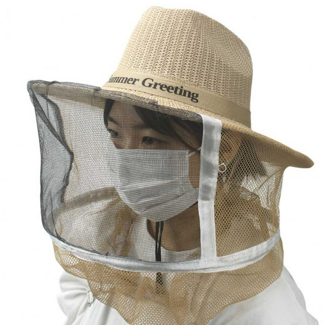 예초 벌망 모자 방충망 모자 낚시 모기 해충 양봉 방지 보호 모자 캡