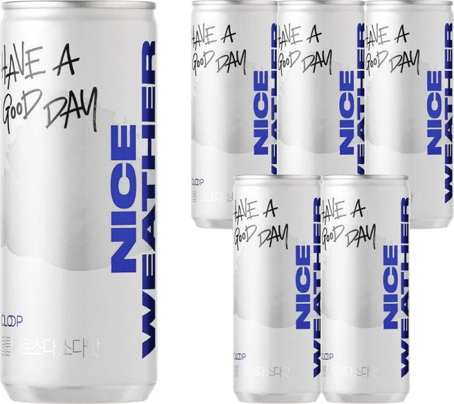 클룹 제로소다 소다, 250ml, 6개