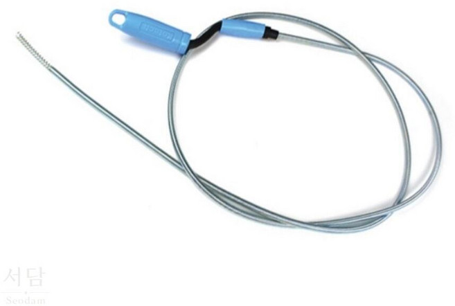 서담 와이어 뚫어뻥 2.5M 세면대뚫어뻥