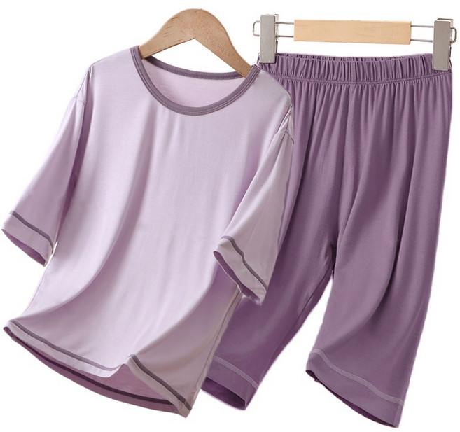 UPPERCUT 아동 여름잠옷 에어로쿨 냉감 7부 잠옷 라운지웨어 홈웨어 여름내복 초등반팔파자마 주니어잠옷