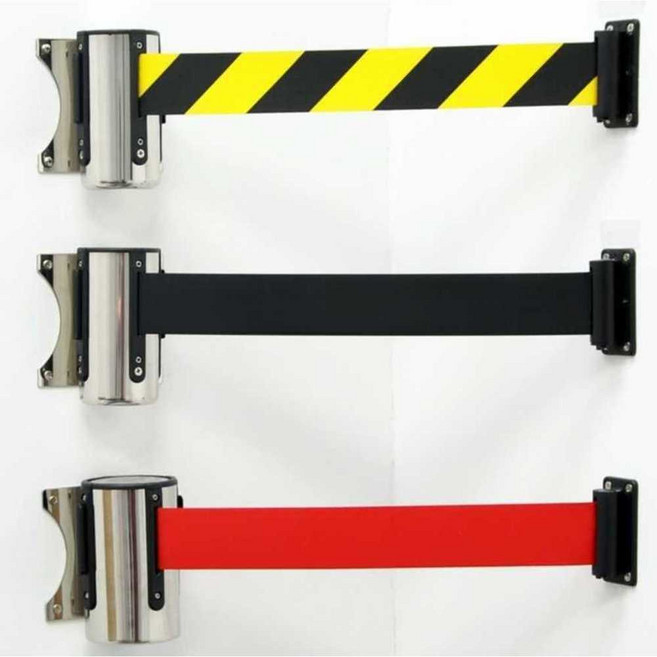 스텐 주차 금지 차단 벨트 5m 가드레일 벽고정 울타리, 1개