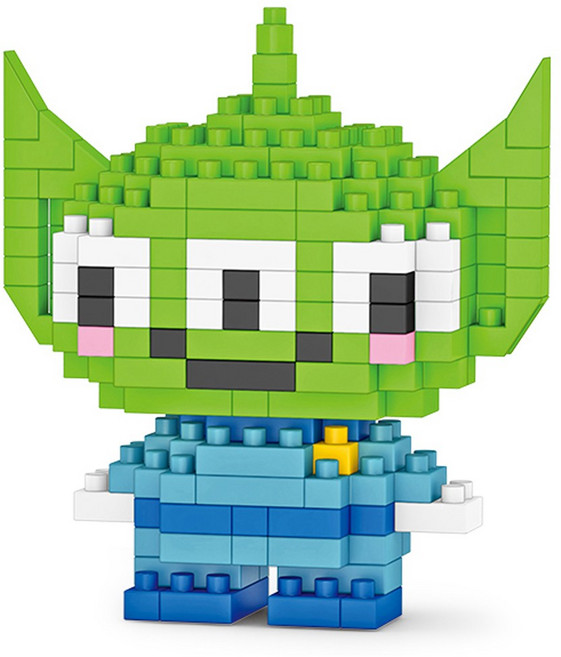 [알꿀밤-나노블럭-D애니] B미니 외계 알린, 1개