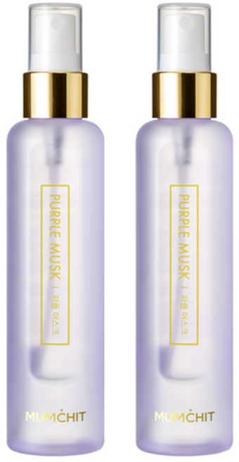 멈칫 헤어 앤 바디미스트 퍼플 머스크, 105ml, 2개