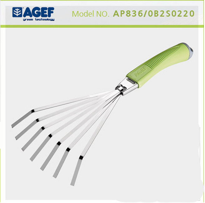 Amazing RAKE 다용도 갈퀴 정원 벌초 텃밭 낙엽청소 쓰레기청소 초대형 3IN1, 1개