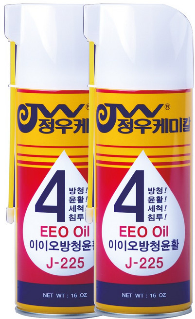 정우케미칼 이이오 방청제 녹방지 윤활제 전문가용 방청윤활제 (j-225 420mL), 2개
