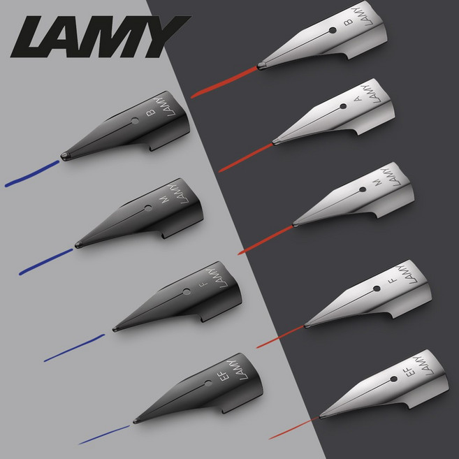 라미 펜촉 닙 라미 전용 펜촉, M, 블랙