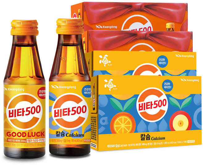 비타500 100ml 오리지널+칼슘, 40개