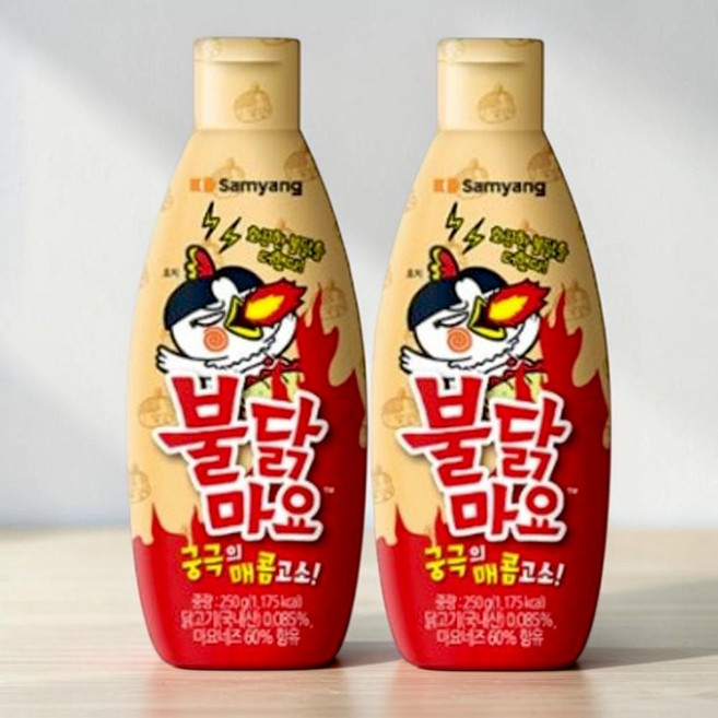 삼양 만능소스 비빔장 매콤 고소 불닭마요 250g 2개 1세트