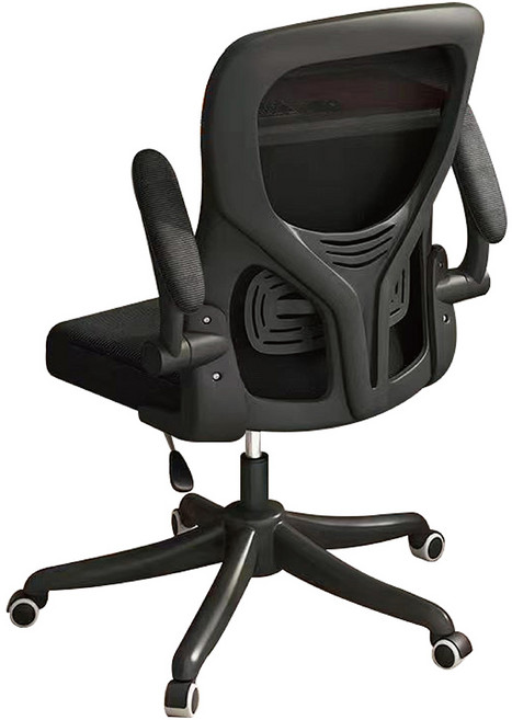 Lovely Home 人體工學辦公椅 透氣網布電腦椅, 黑色