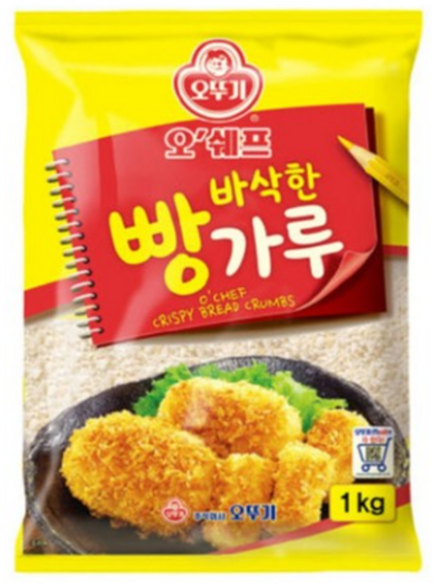 오뚜기 오쉐프 바삭한 빵가루 1kg 빠른배송, 2개