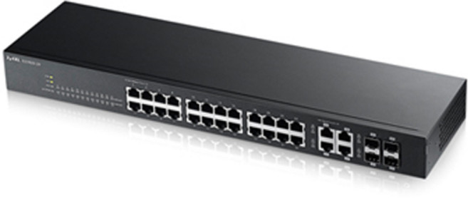 자이젤 자이젤 GS1920-24 스위칭허브 기가비트 24포트 4ComboRJ-45 SFP 웹 관리형, 1개