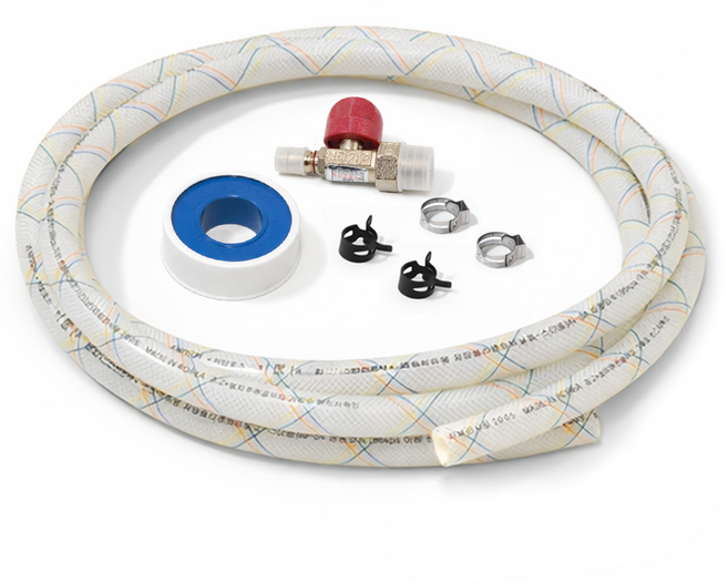 린나이 가스레인지 설치키트 도시가스 가스통사용 퓨즈코크 휴즈코크 가스호스 테프론 도시밴드 흑밴드, LNG, 설치 키트