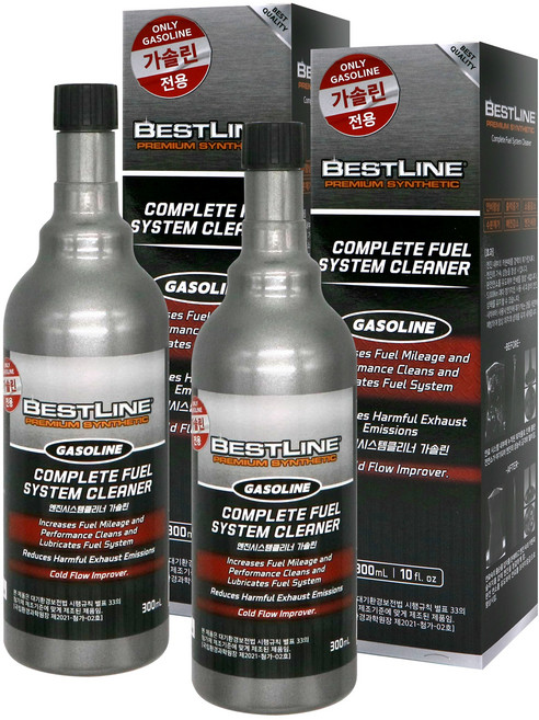 베스트라인 연료첨가제 가솔린 300ml, 2개, 가솔린/휘발유
