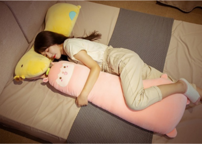 여름 바디필로우 롱 쿠션 모찌 긴 베개 죽부인 안고자는 팔 기린 바디 필로우 플로우 만능, 알파카