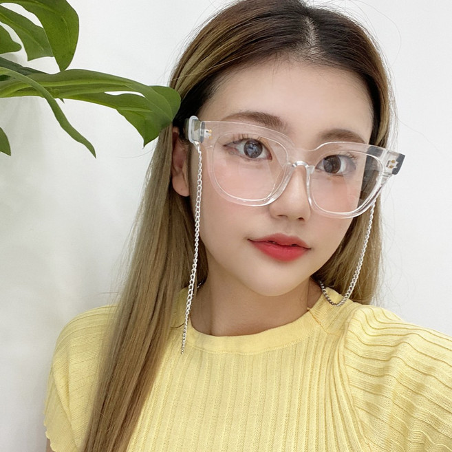 바나나2 스웨그 실버 체인 안경줄 2개