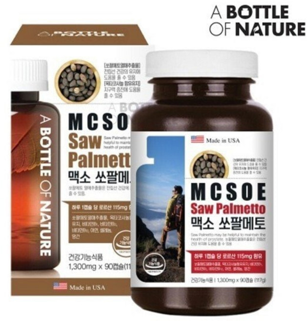맥소 쏘팔메토 옥타코사놀 90캡슐 미국산 소팔메토 추출물 전립엔 아연 비타민B군 셀레늄 망간 로르산115MG, 맥소 쏘팔메토 옥타코사놀 90캡슐 미국산 소팔메토 추출