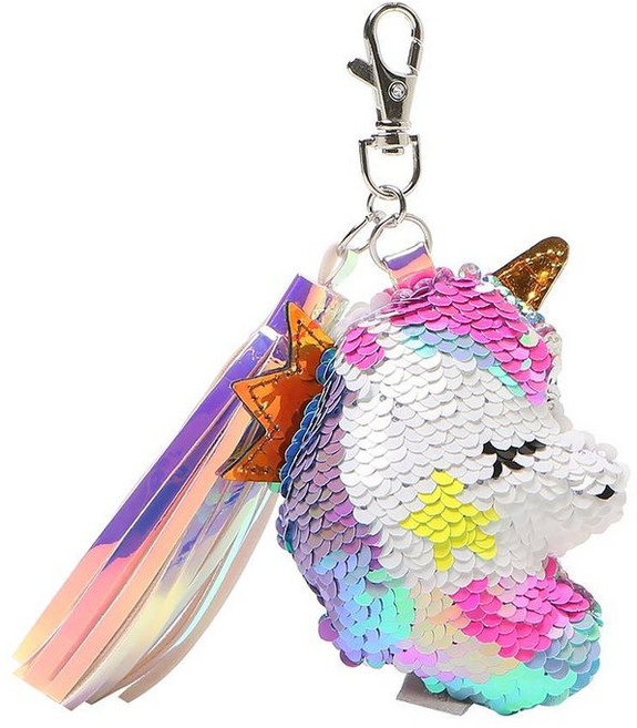 피터젠슨 PJ 유니콘 스팽글 키링 바이올렛