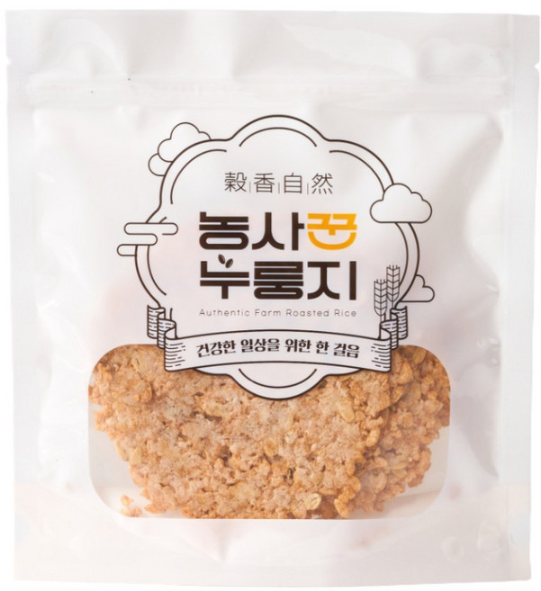 농사꾼 현미귀리 누룽지 과자 건강 간식 스낵, 100g, 3개