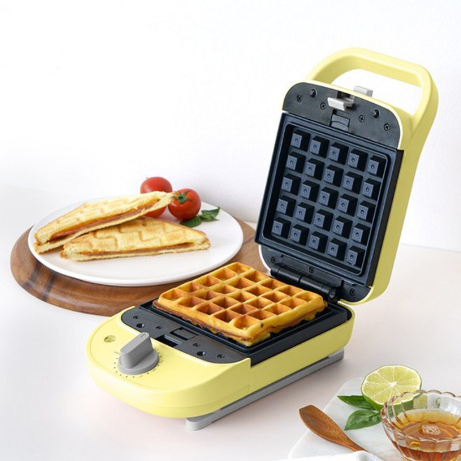 모리츠 2 IN 1 샌드위치 와플메이커 옐로우, MO-SM501CM