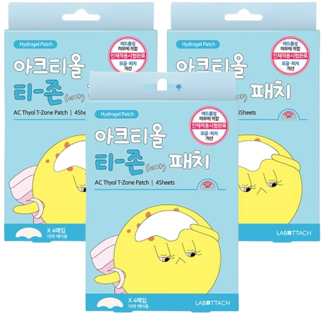 아크티올 티존 여드름케어 패치, 4개입, 3개 - 쿠팡