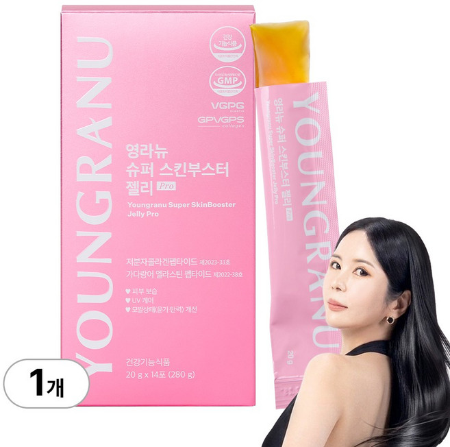 영라뉴 장영란 콜라겐 엘라스틴 슈퍼 스킨부스터 젤리 PRO, 1박스, 14회분