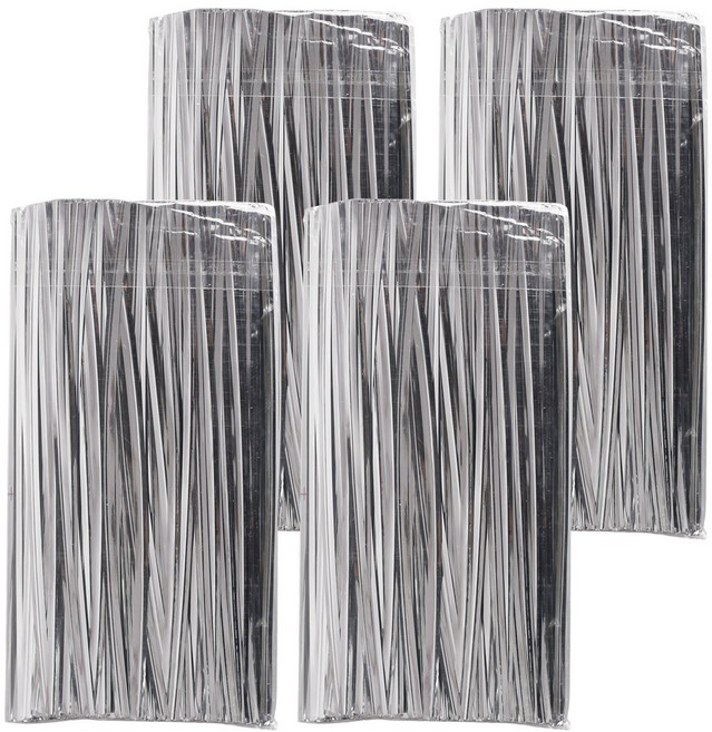 [모핸] 15cm 절단 빵끈, 4개, 은색