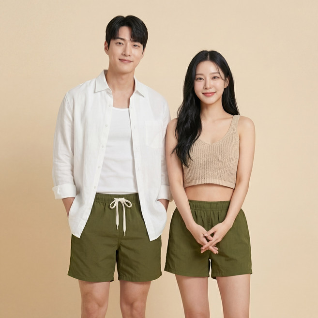 메이스 수영복 반바지 비치웨어 스윔팬츠 남여공용