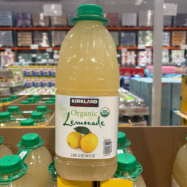 커클랜드 시그니춰 유기농 레몬에이드 2.84L x 2개 레몬 착즙액 원액 100% 레모네이드 코스트코