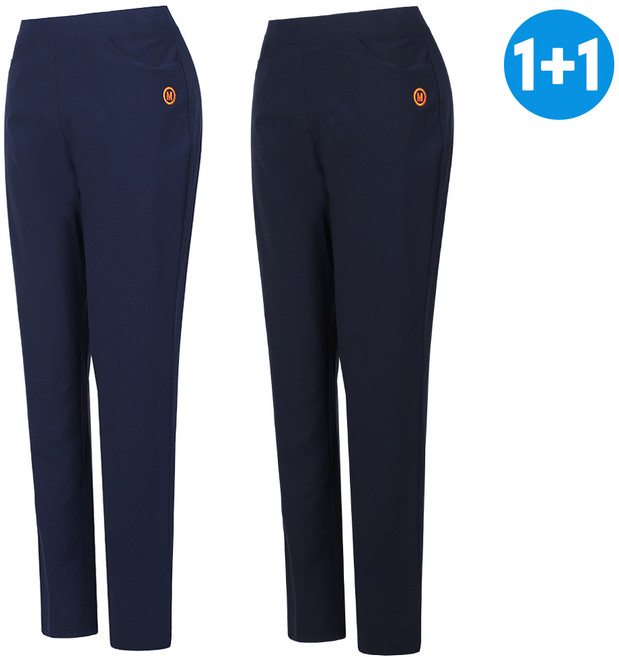 노블코리안 1+1 엄마바지 찰랑 밴딩 빅사이즈 여자밴딩팬츠 아이스