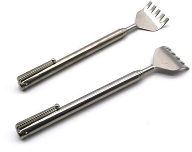 슬로우케어 스텐 효자손 미니 휴대용 1+1, 1개