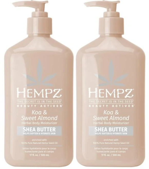 Hempz 스위트 자스민 & 로즈 허벌 바디 모이스처라이저 (여성용 480ml) - 100% 순수 헴프씨드 오일 콜라겐 시어버터 함유 피부용 수분 공급 로션 136835 - 쿠팡