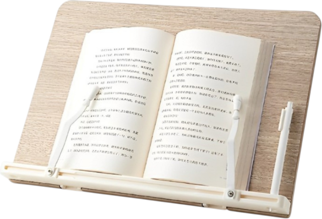 特大款可折疊 平板支架 筆電支架 立書架 樂譜架, 閱讀書架, 淺木色