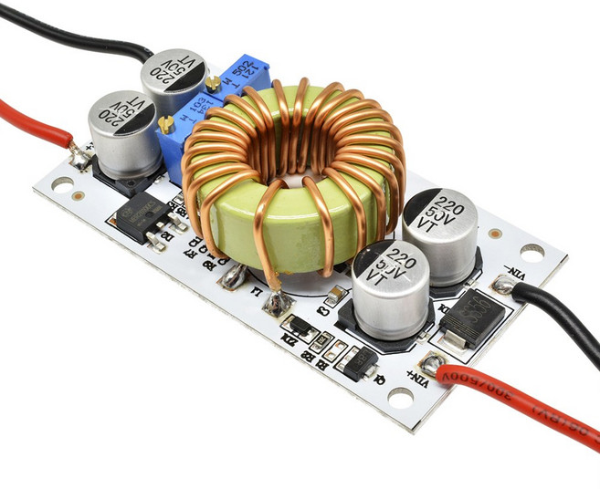 500W/250W 10A 스텝 업 전원 공급 장치 DC 8.5V-48V ~ 10-50V 부스트 컨버터 정전압 전류 드라이브 모듈 조, 250W, 1개