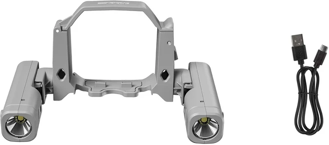USB 충전 드론 서치 라이트 DJI Mini 4 Pro 용 야간 조명 분리형 램프 경량 소재 액세서리, 01 China Mainland, 1개, 01 Grey