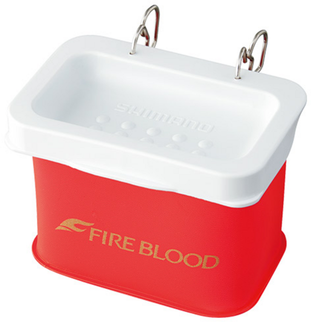 시마노 BK-141N 먹이용 미끼 바칸 S M 미끼통, 시마노 화이트