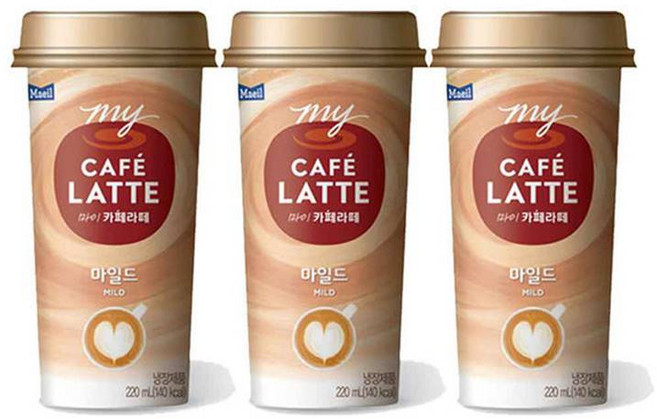 매일유업 마이 카페라떼 마일드 편의점 커피 220ml x 20개입, 20개