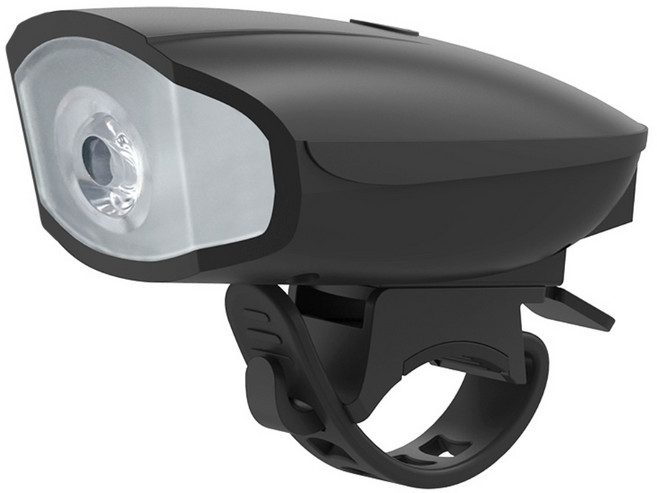 모락 바이른 F1 C타입 충전식 자전거 LED 라이트 전조등 후레쉬, 1개, 블랙