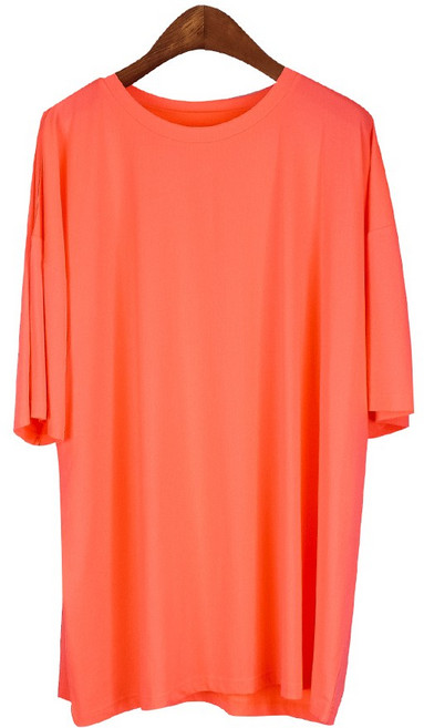 리얼 루즈핏 반팔 래쉬가드 빅사이즈 남여공용 커플 여름 비치웨어