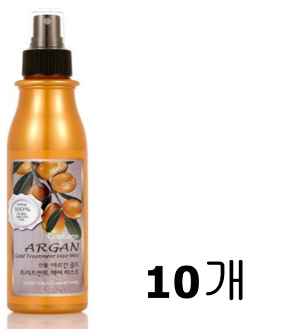 과일나라 웰코스 컨퓸 아르간 골드 트리트먼트 헤어 미스트 200ml, 10개