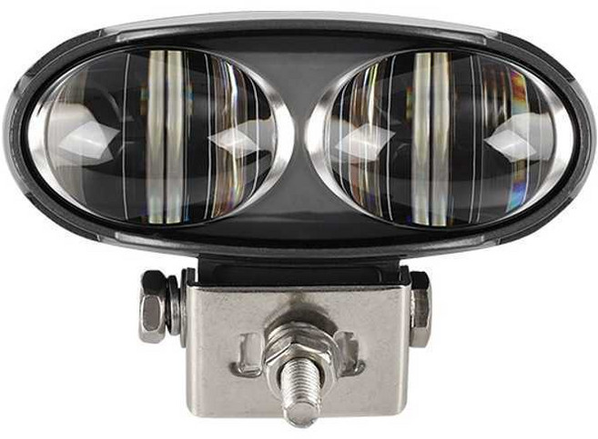 중장비 레드라인 안전빔 라이트 라인선 후진 경고등, 포인트형 단일렌즈(레드), 1개